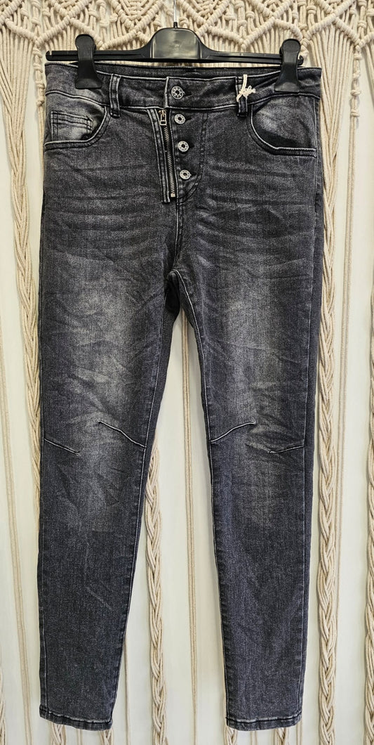 Jeans Slim Froissé