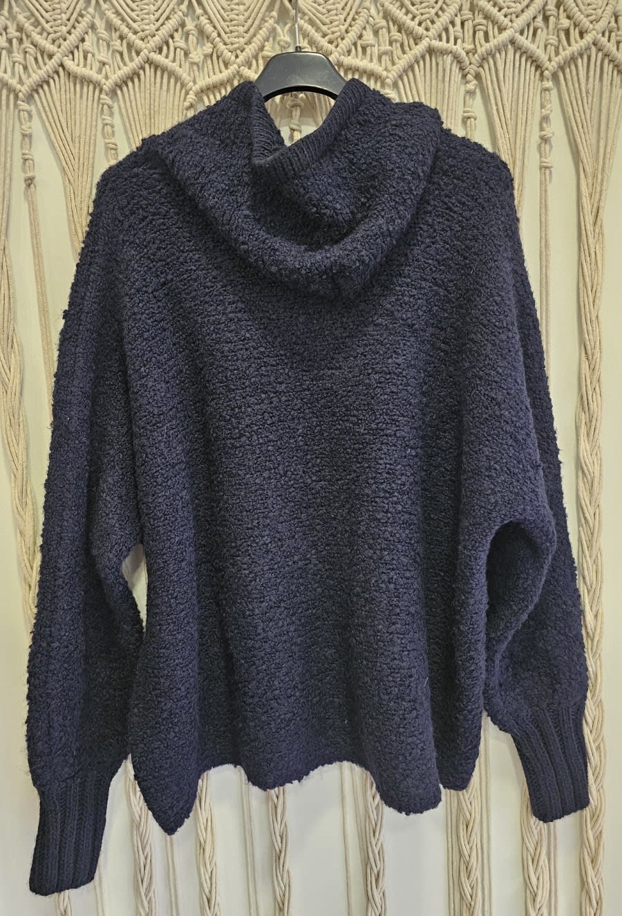 Pull maille bouclette