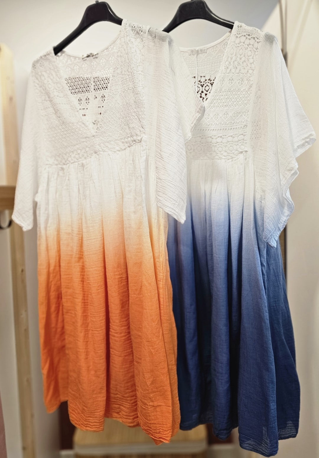 Robe Voile De Coton Tie & Dye