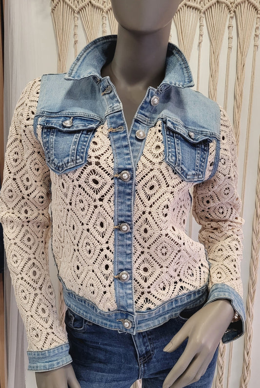 Veste Jeans Bohême